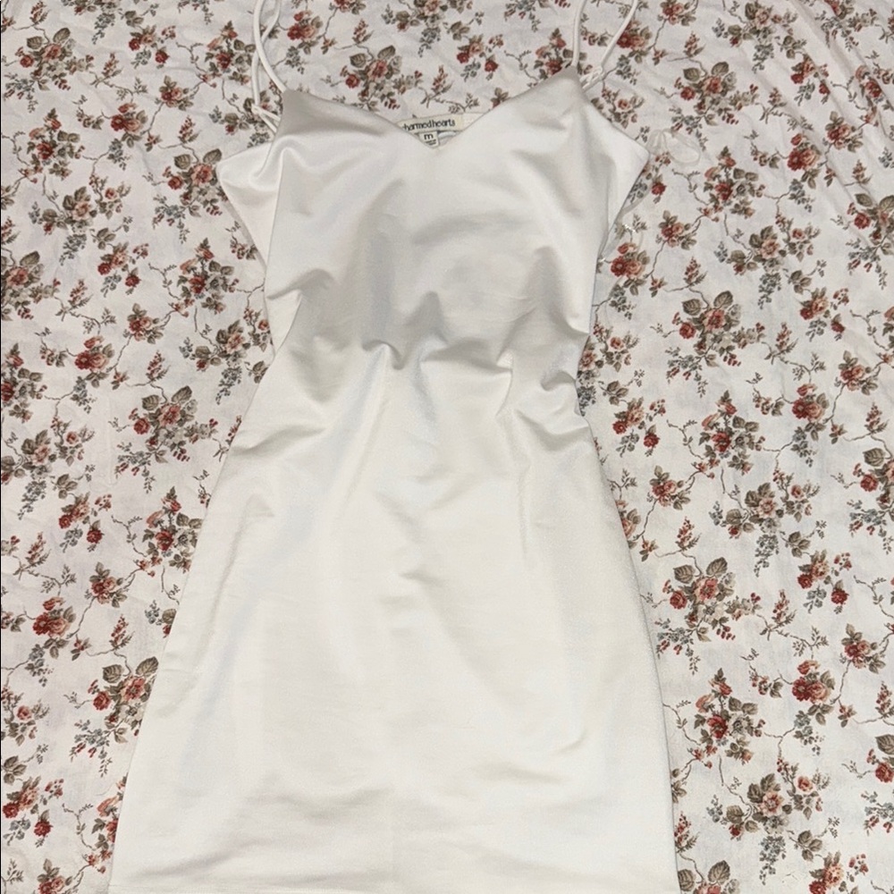 Elegant White Slip Dress